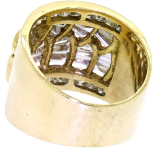 Stunning Natural 18K Diamond Ring, 4.32ct, VS1 FG, GIA Appraised 1991 $7000K 13g - Picture 6 of 8